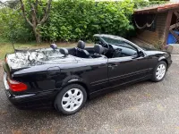 Gebraucht Mercedes CLK200 Avantgarde 163 PS (119 kW) 2002 Schwarz Cabrio