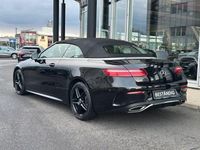 Gebraucht Mercedes E220 AMG line 194 PS (142 kW) 2017 Obsidianschwarz  lack Cabrio