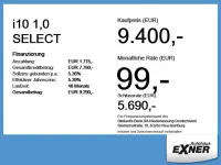 Gebraucht Hyundai i10 Select 100 PS (73 kW) 2020 Weiß Kleinwagen