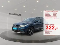 Gebraucht VW Tiguan Elegance 150 PS (110 kW) 2022 Nightshade blue metallic SUV