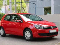 Brugt VW Golf VI 80 HK (58 kW) 2009 Rød Hatchback