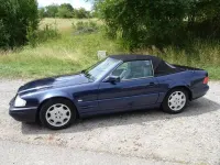 Gebraucht Mercedes SL500 320 PS (235 kW) 1997 Blau Cabrio