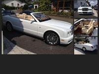 Gebraucht Bentley Azure 457 PS (336 kW) 2008 Weiß metallicbeige Cabrio