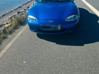 Gebraucht Mazda MX5 2002 Blau Cabrio