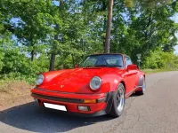 Gebraucht Porsche 911 Turbo Cabriolet 300 PS (220 kW) 1987 Rot Cabrio