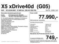 Gebraucht BMW X5 M Sport 352 PS (258 kW) 2025 Schwarz SUV
