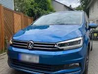 Gebraucht VW Touran Highline 150 PS (110 kW) 2020 Blau Van / Kleinbus