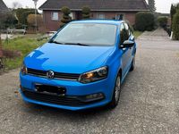 Gebraucht VW Polo Trendline 75 PS (55 kW) 2016 Blau Kleinwagen