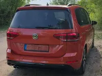 Gebraucht VW Touran Highline 150 PS (110 kW) 2018 Orange Van / Kleinbus