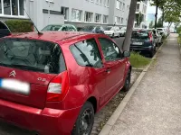 Gebraucht Citroën C2 74 PS (54 kW) 2008 Rot Kleinwagen