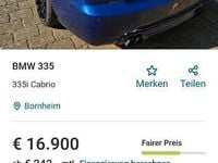 Gebraucht BMW 335 Cabriolet Performance 306 PS (225 kW) 2008 Blau Cabrio