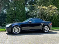 Gebraucht Mercedes SLK200 163 PS (119 kW) 2003 Schwarz Cabrio