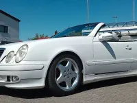 Gebraucht Mercedes CLK320 218 PS (160 kW) 2000 Weiß Cabrio