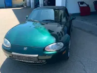 Usata Mazda MX5 110 CV (80 kW) 2000 Verde Cabrio