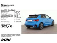 Gebraucht Audi A1 S-Line 150 PS (110 kW) 2021 Turboblau/mythosschwarz metall SUV