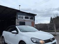 Gebraucht VW Golf Cabriolet 105 PS (77 kW) 2012 Weiß Cabrio