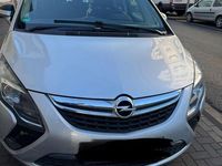 Gebraucht Opel Zafira Tourer Edition 110 PS (80 kW) 2013 Silber Van / Kleinbus