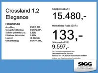 Gebraucht Opel Crossland Elegance 110 PS (80 kW) 2024 Lackierung schwarz perla nera/ SUV