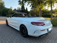 Gebraucht Mercedes C180 AMG 156 PS (114 kW) 2021 Weiß Cabrio