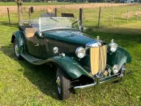 Gebraucht MG TD 54 PS (39 kW) 1951 Grün Cabrio
