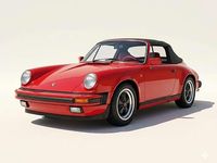 Gebraucht Porsche 911 231 PS (169 kW) 1989 Indischrot Cabrio