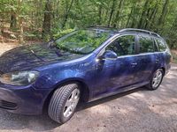 Gebraucht VW Golf VI 105 PS (77 kW) 2010 Blau Kleinwagen