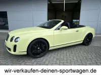 Gebraucht Bentley Continental 630 PS (463 kW) 2011 Citric yellow Cabrio