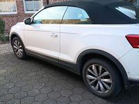Gebraucht VW T-Roc Cabriolet Style 120 PS (88 kW) 2020 Weiß Cabrio