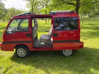 Gebraucht Subaru Libero 54 PS (39 kW) 1994 Rot Van / Kleinbus