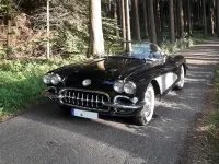 Second-hand Corvette C1 231 CP (169 kW) 1959 Negru Cabrio