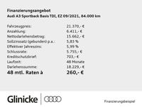 Gebraucht Audi A3 Ambiente 150 PS (110 kW) 2021 Manhattangrau metallic Limousine