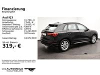 Gebraucht Audi Q3 S-Line 190 PS (139 kW) 2022 Mythosschwarz metallic SUV