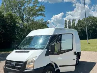 Gebraucht Ford Transit 101 PS (74 kW) 2013 Weiß Van / Kleinbus