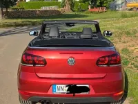 Brugt VW Golf Cabriolet 122 HK (89 kW) 2013 Rød Cabriolet