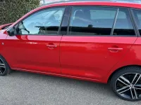 Brugt Skoda Rapid Style 105 HK (77 kW) 2014 Rød Hatchback