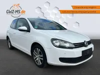 Gebraucht VW Golf VI Comfortline 122 PS (89 kW) 2009 Weiß Kleinwagen