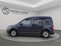 Gebraucht VW Caddy Trendline 102 PS (75 kW) 2020 Starlight blue metallic (metallic) Van / Kleinbus
