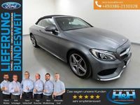 Gebraucht Mercedes C180 AMG line 156 PS (114 kW) 2017 Selenitgrau  metalliclack Cabrio
