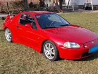 Gebraucht Honda CR-X 125 PS (91 kW) 1992 Rot Cabrio