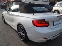 Gebraucht BMW 220 184 PS (135 kW) 2018 Perlmutt weiß metallic (metallic) Cabrio