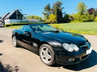 Gebraucht Mercedes SL350 AMG 245 PS (180 kW) 2003 Schwarz Cabrio