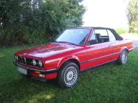 Gebraucht BMW 325 Cabriolet 170 PS (125 kW) 1987 Rot Cabrio