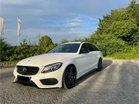 Gebraucht Mercedes C250 AMG line 204 PS (150 kW) 2017 Weiß Limousine
