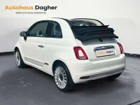 Gebraucht Fiat 500 Lounge 69 PS (50 kW) 2016 Bianco bianco/ bossa nova/calc Cabrio