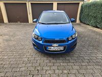 Gebraucht Chevrolet Aveo LT 101 PS (74 kW) 2011 Blau Limousine
