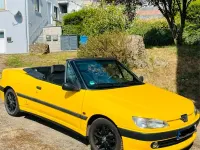 Gebraucht Peugeot 306 Cabriolet 89 PS (65 kW) 1999 Gelb Cabrio