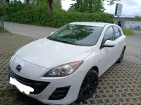 Używany Mazda 3 Exclusive-Line 151 KM (111 kW) 2010 Biały Sedan/Limuzyna