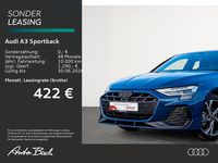 Neu Audi A3 S-Line 150 PS (110 kW) 2025 Ascariblau metallic Limousine