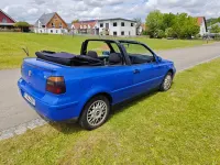 Brugt VW Golf Cabriolet 101 HK (74 kW) 1998 Blå Cabriolet