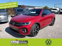 Neu VW T-Roc Cabriolet R-line 150 PS (110 kW) 2025 Kings red metallic schwarz Cabrio